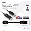  Displayport™ 1.4 Cable to HDMI™ 2.0b Active Adapter Male/Male 2m/6.56 ft