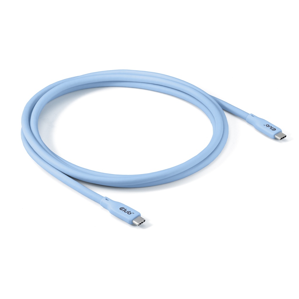 CAC-3003 USB4 Gen2x2 Type‑C Bi‑Directional Baby Blue 4K60Hz 20Gbps PD 240W EPR 2m/6.56ft