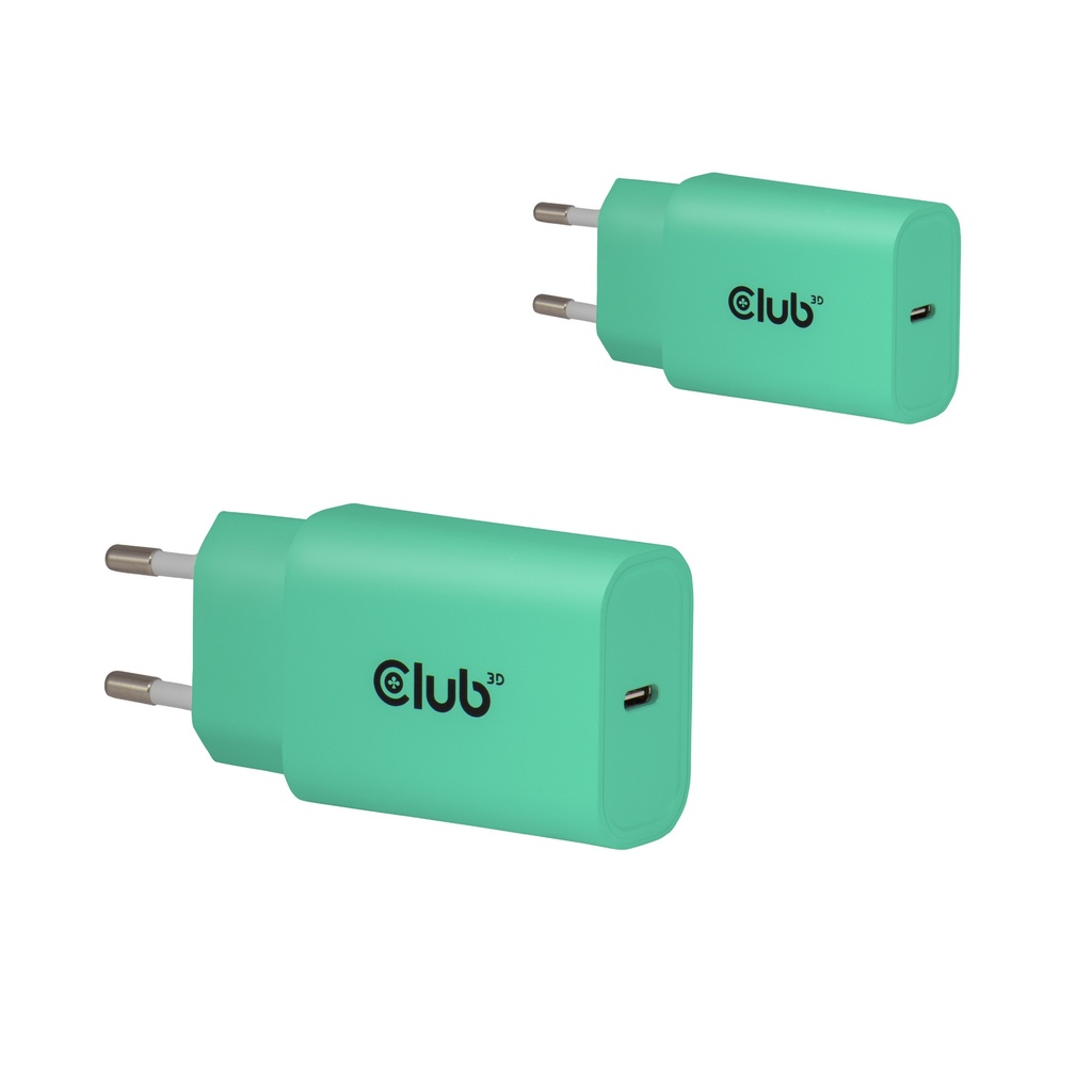 CAC-3024 2‑Pack USB‑C Charger 30W Green