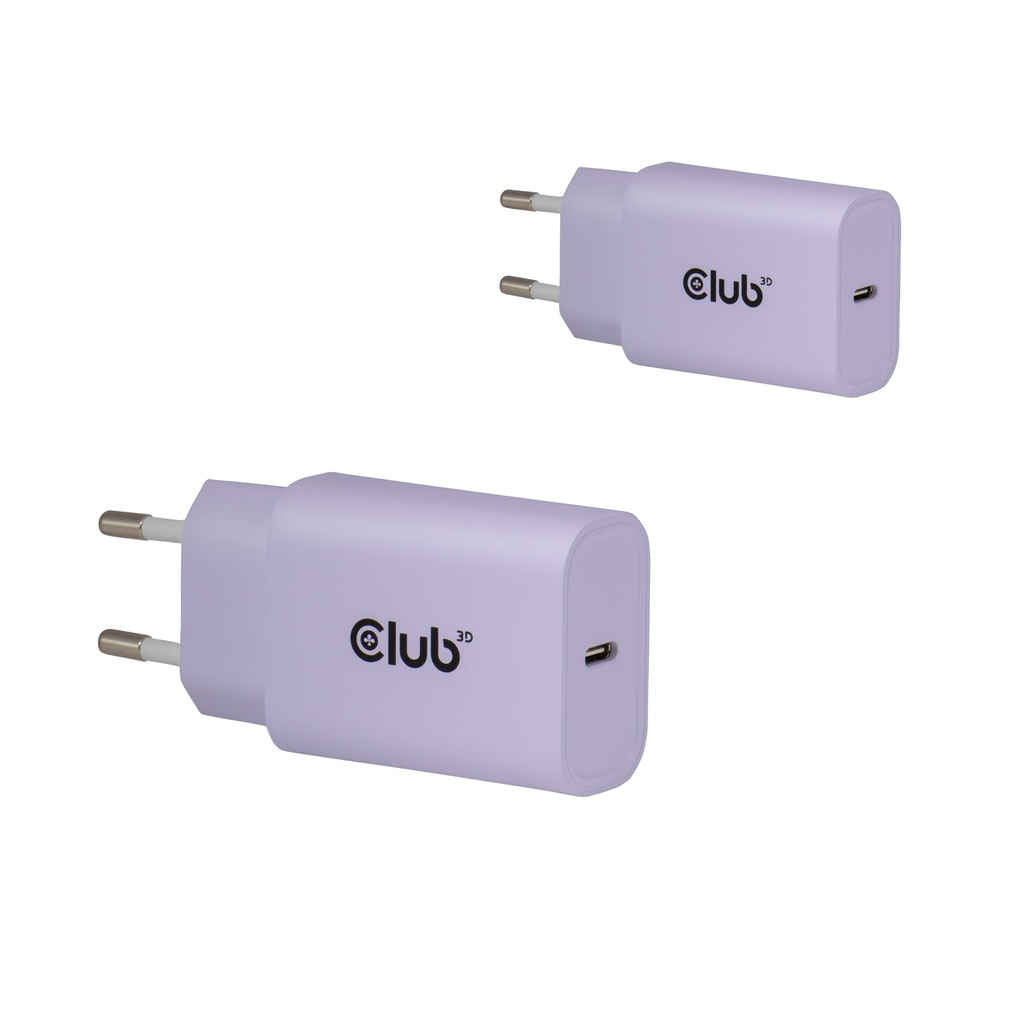 CAC-3025 2‑Pack USB‑C Charger 30W Purple