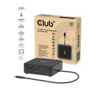 CSV-2542 12‑1 USB‑C® Quad DisplayLink Dock 2×DP 8K60Hz + 2×HDMI 4K60Hz PD 100W 2.5G