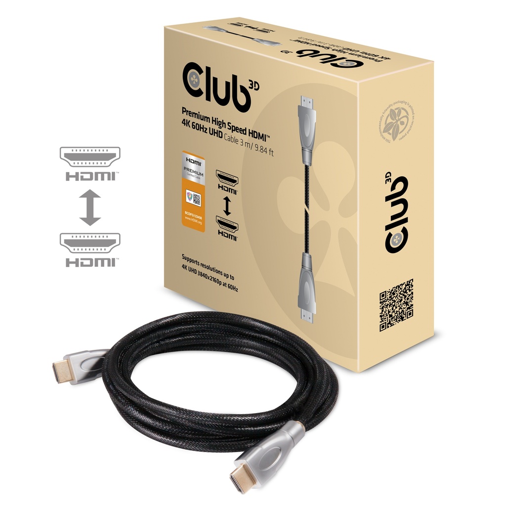  CAC-1310 Premium High Speed HDMI™ 4K60Hz UHD Cable 3m 
