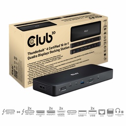 [CSV-1583]  CSV-1583 Thunderbolt™ 4 16‑in‑1 Quadra Displays Docking Station 