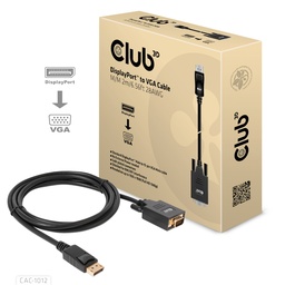 [CAC-1012] CAC-1012 DisplayPort™ to VGA Cable M/M 2m/6.56ft