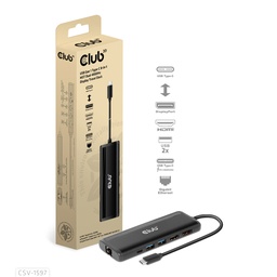 [CSV-1597] CSV-1597 USB‑C® 5Gbps 8‑in‑1 MST Dual 4K60Hz Travel Dock