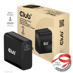 [CAC-1914EU] CAC-1914EU Travel Charger 140W GaN Single USB‑C PD 3.1