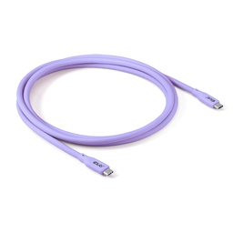 [CAC-3004]  CAC-3004 USB4 Gen2x2 Type‑C Bi‑Directional Purple 4K60Hz 20Gbps PD 240W EPR 2m 