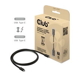 [CAC-2501] CAC-2501 Thunderbolt™ 5 Certified Cable 8K240Hz 80/120Gbps EPR 240W 1m/3.28ft