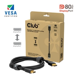 [CAC-1094]  CAC-1094 DisplayPort™ 2.1 VESA DP80 Certified Cable 8K240Hz 2m/6.6ft 