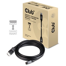 [CAC-1023] CAC-1023 DisplayPort™ 1.4 Extension Cable 8K60Hz DSC1.2 HBR3 HDR Bidirectional 3m/9.84ft