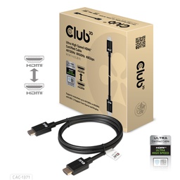 [CAC-1371]  CAC-1371 Ultra High Speed HDMI™ 4K120Hz 8K60Hz Certified Cable 48Gbps 1m 