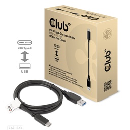 [CAC-1523] CAC-1523 USB‑C® to USB‑A Cable 10Gbps PD 60W 1m/3.28ft