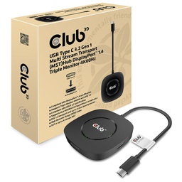 [CSV-1550]  CSV-1550 USB‑C® MST Hub DisplayPort™ 1.4 Triple Monitor 